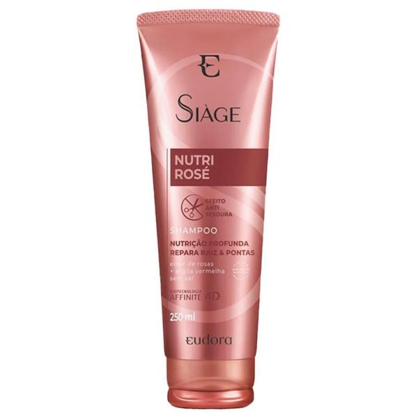 Imagem de Kit Eudora Siàge Nutri Rose Shampoo Condicionador Máscara