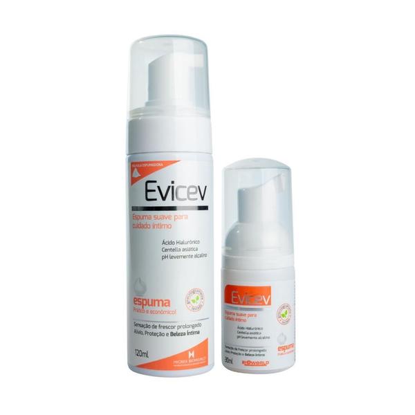 Imagem de Kit Evicev 30Ml + Evicev 120Ml Higiene E Beleza Íntima