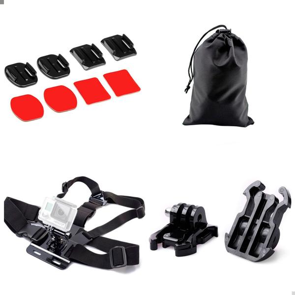 Imagem de Kit Exclusivo De Acessórios Para Câmera Dji Osmo Action 4 - O Único Mias Completo Versátil