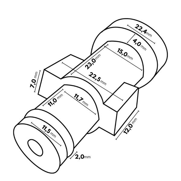 Imagem de Kit Extensor Baioneta com Lança Bico Leque Compatível com Lavajato Kala LK1522