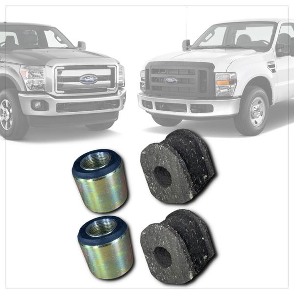 Imagem de KIT F250/F350 4X4 Bucha Braço Transversal +Bucha Estabiliza.