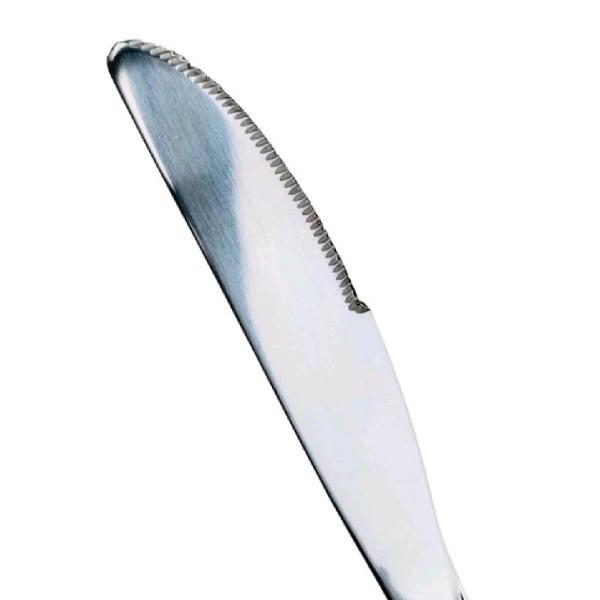 Kit faca de mesa 6 peças inox básico - Filó Modas Imagem de Kit faca de mesa 6 peças inox básico
