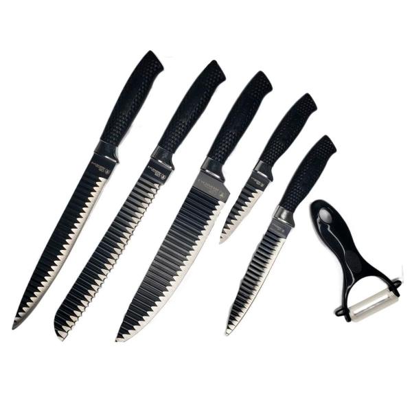 Kit Facas Chef Sharp Cozinha Forjada Para Carnes - Bellator Imagem de Kit Facas Chef Sharp Cozinha Forjada Para Carnes