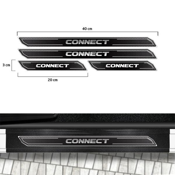 Imagem de Kit Faixa Fox Connect 2018/2019 Prata + Soleira Protetora