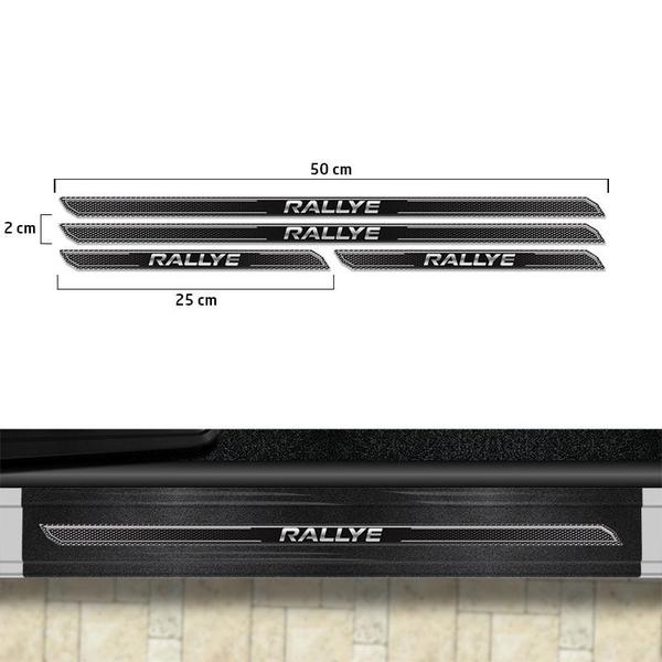 Imagem de Kit Faixa Gol Rallye G6 Adesivo Traseiro + Soleira Protetora