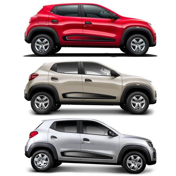 Kit Faixa Lateral Kwid Intense 2018/2020 + Emblema Resinado - SPORTINOX Imagem de Kit Faixa Lateral Kwid Intense 2018/2020 + Emblema Resinado