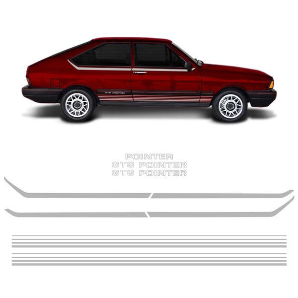 Imagem de Kit Faixa Passat Gts Pointer 1987 Adesivo Traseiro/Lateral