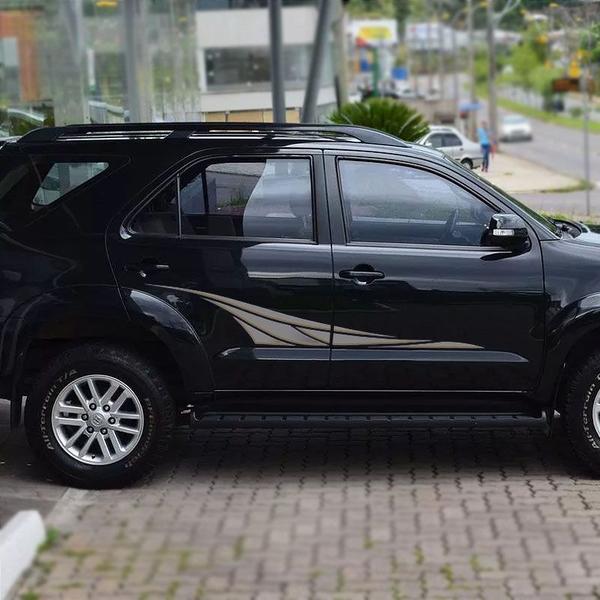 Imagem de Kit Faixa Toyota Hilux Sw4 2005 A 2013 Adesivo Lateral