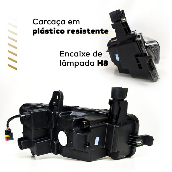 Imagem de Kit Farol Auxiliar de Milha Polo 2017 2018 2019 2020 2021 2022 2023 c/ DRL + Pisca