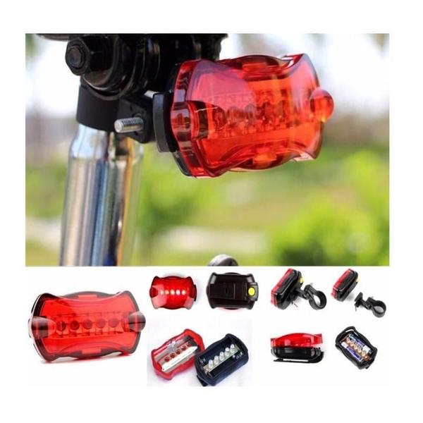 Imagem de Kit farol bike acessorios lanterna traseira dianteira bicicleta led sinalizador segurança patinete