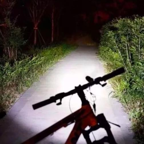 Imagem de Kit Farol Bike Frontal Com Pisca Traseiro Led Recarregável