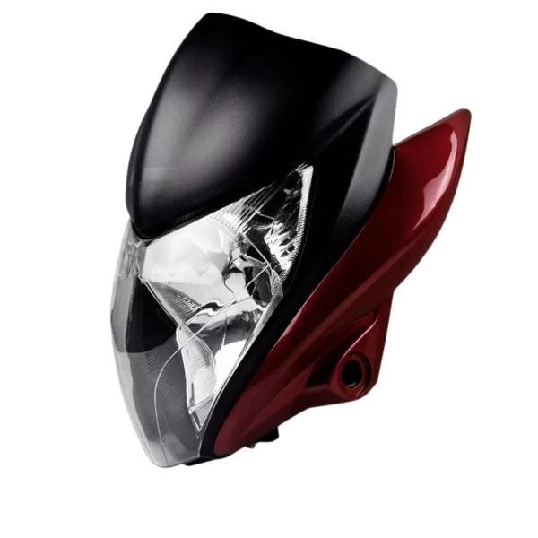 Imagem de Kit Farol Completo Com Carenagem Honda Cb 300r (2009-2015) - Vermelho Pimenta - Melc