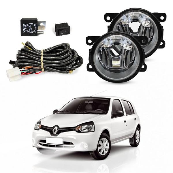 Imagem de Kit Farol de Milha Clio 2013 a 2016 Auxiliar Neblina