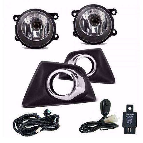 Imagem de Kit Farol de Milha Ecosport 2013 a 2017 Moldura e Botão Alternativo Suns