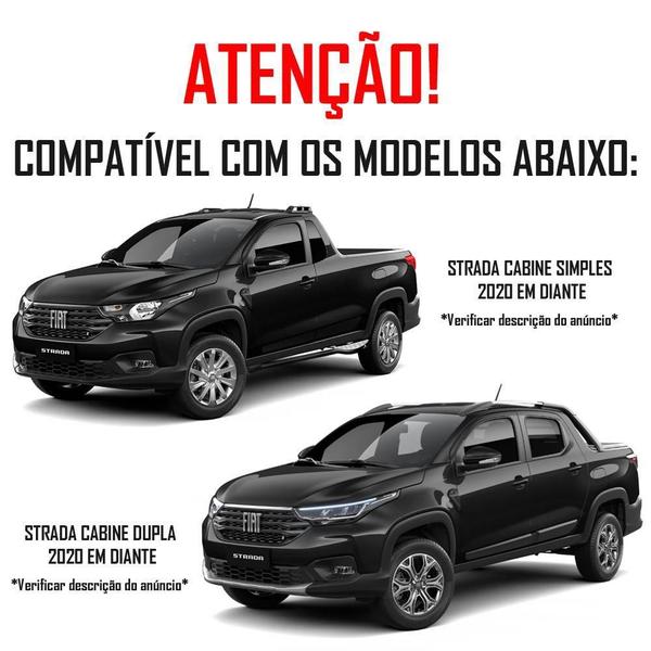 Imagem de Kit Farol De Milha Fiat Strada 2020 2021 2022 Botão Painel