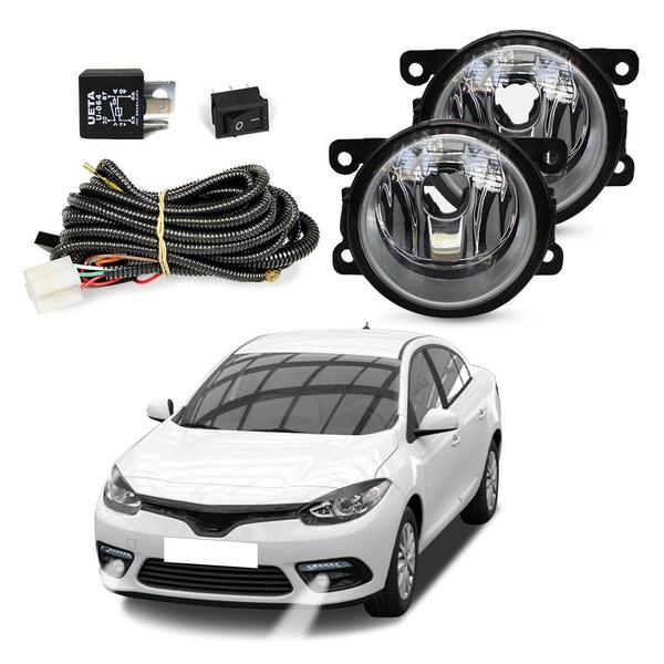 Imagem de Kit Farol de Milha Fluence 2011 a 2019 Auxiliar Neblina