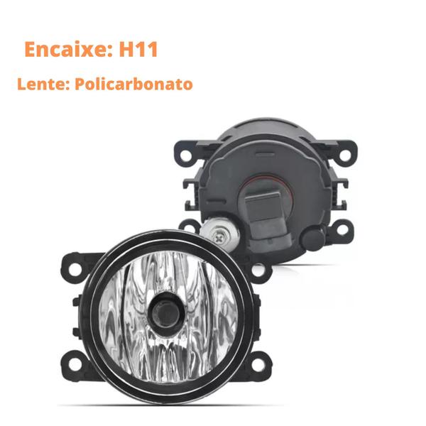 Imagem de Kit Farol De Milha Frontier 2008 2009 2010 2011 2012 Botão Original Moldura - Suits STS301NS