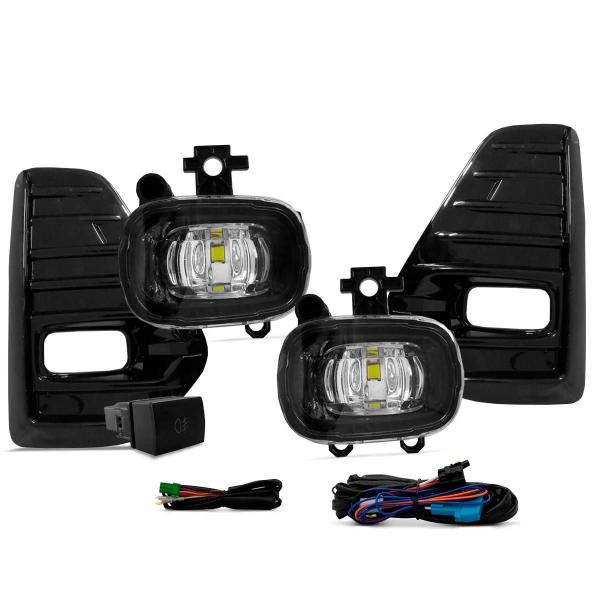 Imagem de Kit Farol de Milha Kicks 2021 2022 Auxiliar Neblina Full Led