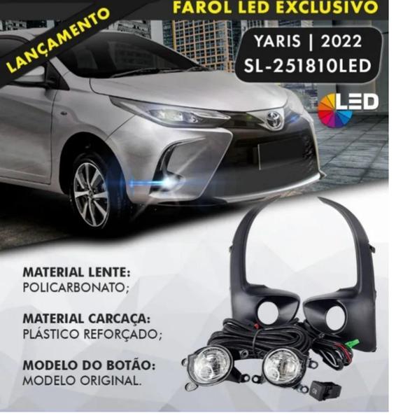 Imagem de Kit Farol De Milha Led Neblina Toyota Yaris 2023 2024