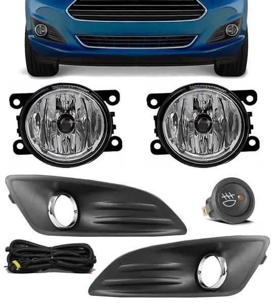 Imagem de Kit Farol De Milha Neblina Ford 2013 2014 2015 2016 2017