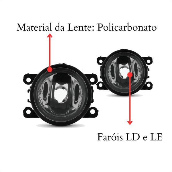 Imagem de Kit Farol de Milha para Ford KA 2012 e 2013 com Moldura e Botão Alternativo Tic Tac 2 Pinos Suits - STS448FD