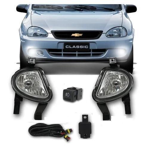 Imagem de Kit Farol De Milha Pick-Up Corsa Classic 03-10 Botão