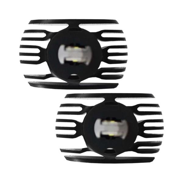 Imagem de Kit Farol de Milha Saveiro G7 Gol Voyage G8 + Lâmpada LED 6000 Lúmens 8000K