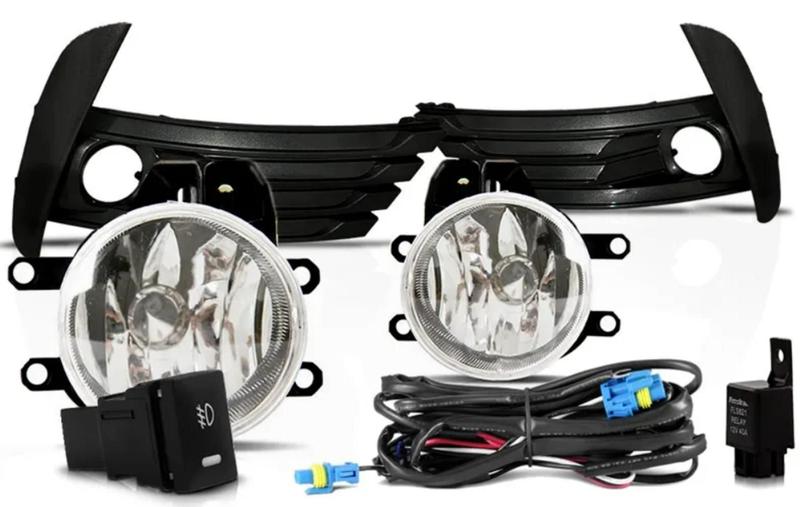 Imagem de Kit Farol De Milha Toyota Corolla 2018 2019 Moldura + Super Led