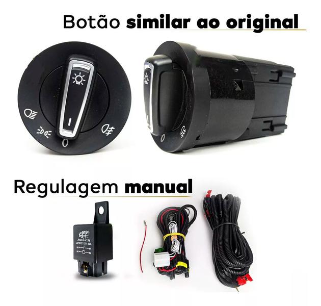 Imagem de Kit Farol Milha com DRL + Pisca Polo e Virtus 2017 2018 2019 2020 2021 2022 2023