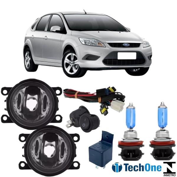 Imagem de Kit FAROL MILHA FORD FOCUS 2009 a 2013  e Super Branca