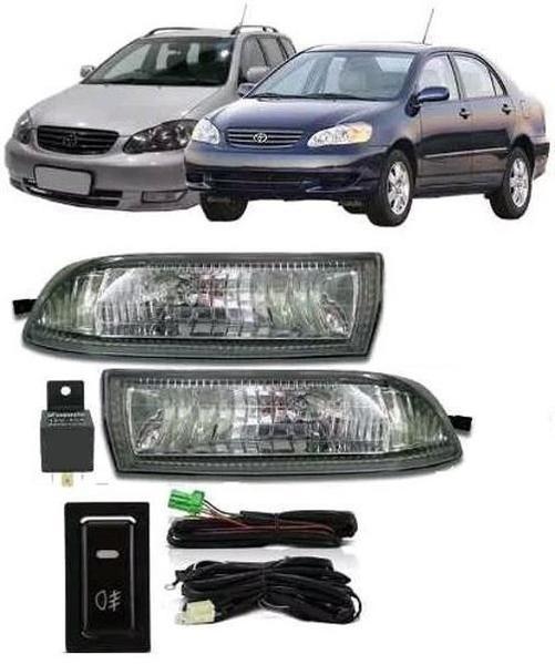 Imagem de Kit Farol Milha Neblina Corolla 03 04 Fielder 05 06 07