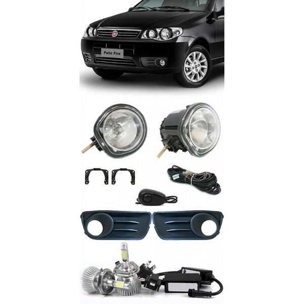 Imagem de Kit Farol Milha Neblina Fiat Palio Siena Economy 2010 À 2014