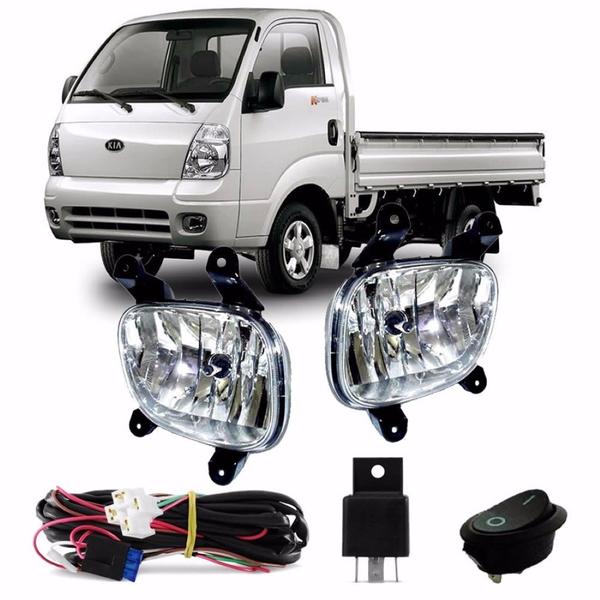 Imagem de Kit Farol Milha Neblina Kia Bongo 2005 A 2009