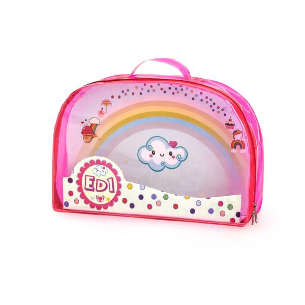 Imagem de Kit Fashion Beleza Teen Maquiagem Esmalte acessórios beleza Infantil -001020-Bolsa rosa ED1 Brinquedos