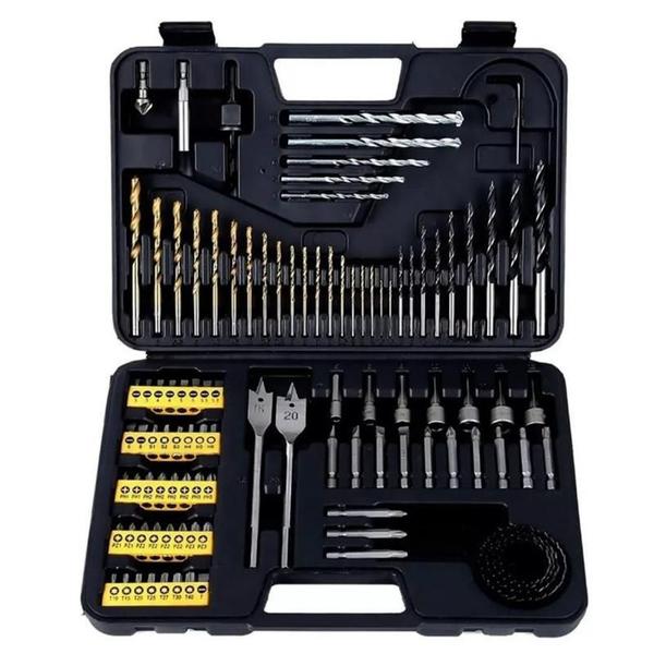 Imagem de Kit Ferramenta 103 Peças: Brocas E Bits Titanium