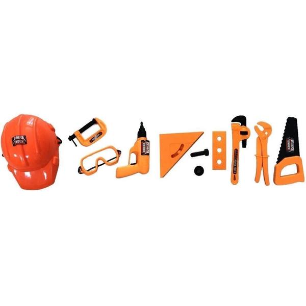 Imagem de Kit Ferramenta com Capacete Infantil - Toyng 43889