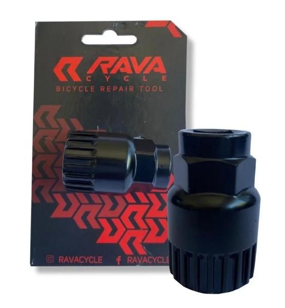 Imagem de Kit Ferramenta Extrator Pedivela Ponta Quadrada e Movimento Central Selado 34.7mm Bike Mtb Rava