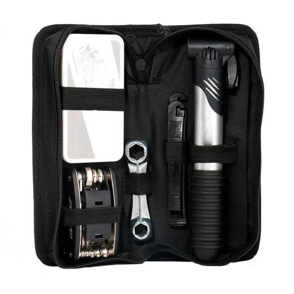 Kit Ferramentas Bike Bomba Chaves Remendo Reparo Bicicleta - BELLATOR Imagem de Kit Ferramentas Bike Bomba Chaves Remendo Reparo Bicicleta