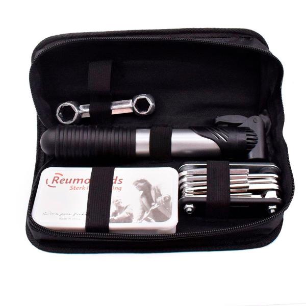 Kit Ferramentas Bike Bomba Chaves Remendo Reparo Bicicleta - BELLATOR Imagem de Kit Ferramentas Bike Bomba Chaves Remendo Reparo Bicicleta