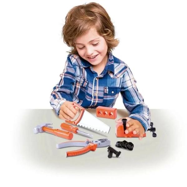 Kit Ferramentas Brinquedo Menino Infantil Completo 12 Peças - Pica-pau Imagem de Kit Ferramentas Brinquedo Menino Infantil Completo 12 Peças