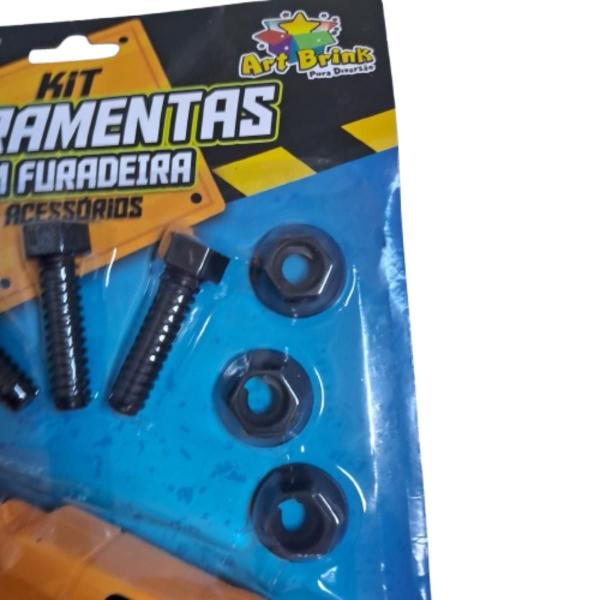 Imagem de Kit Ferramentas com Furadeira Infantil 9 peças