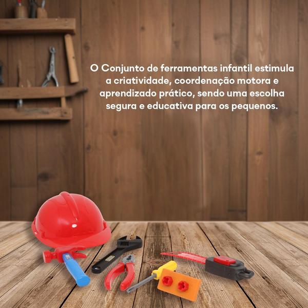 Imagem de Kit Ferramentas de Brinquedo Peças Diversas Meninos 0603