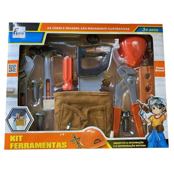 Imagem de Kit Ferramentas Infantil 12 Peças - Fenix 3288