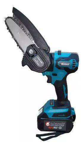 Kit Ferramentas Knakasaki 5x1 Bateria 48v Real Lançamento Azul