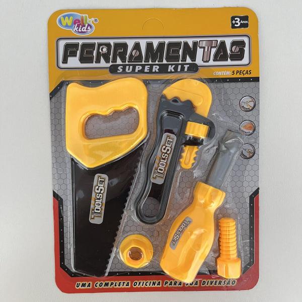 Imagem de Kit Ferramentas Presente Brinquedo Menino 10 Peças Oficina