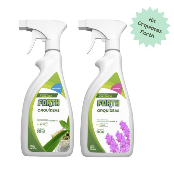 Imagem de Kit Fertilizante Orquídea Manutenção Floração Forth 500ml