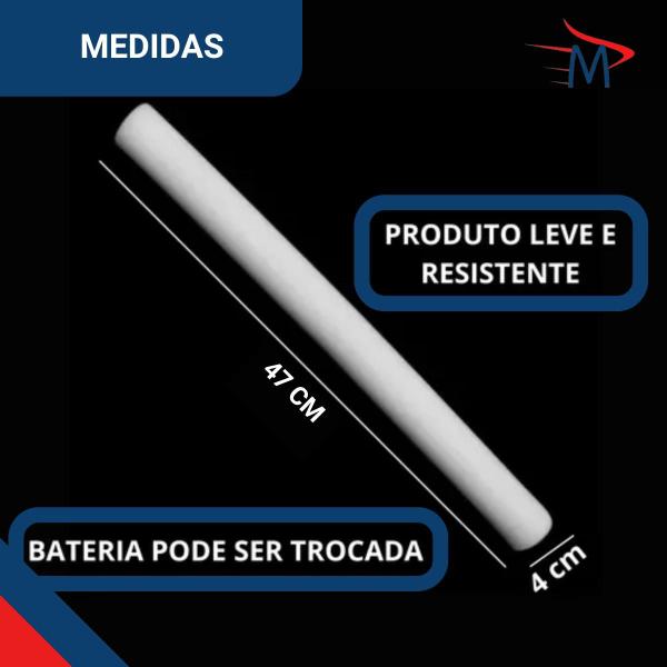 Kit Festa 10 Bastões de LED com 3 modos + 10 Pulseiras NEON - Mormino Imagem de Kit Festa 10 Bastões de LED com 3 modos + 10 Pulseiras NEON