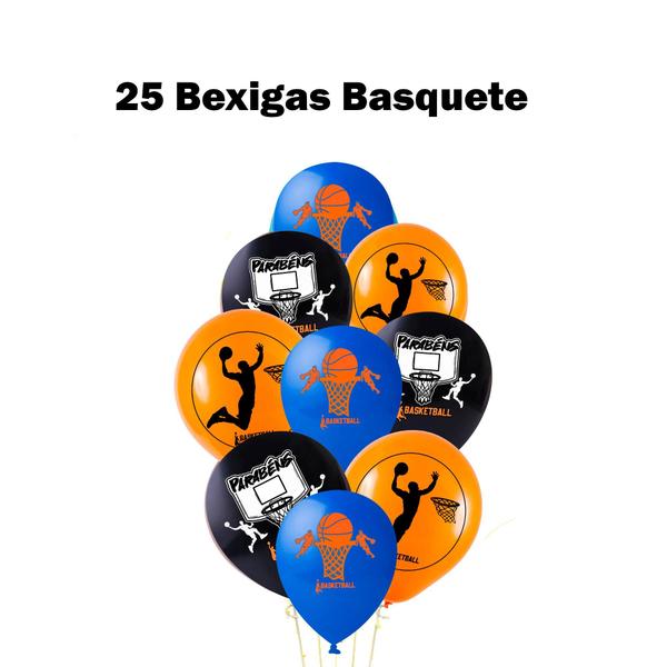 Imagem de Kit festa Basquete Decoração aniversário EVA + 25 Balão 11"