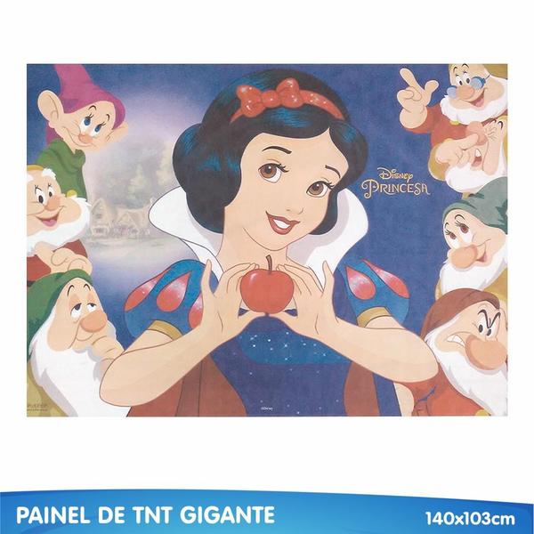 Imagem de Kit festa Branca de neve Decoração Aniversário Painel+Toalha