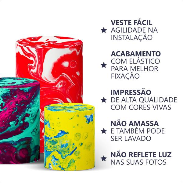 Kit Festa: Capas De Tecido Para Cilindros Sublimados - Decoraset Imagem de Kit Festa: Capas De Tecido Para Cilindros Sublimados